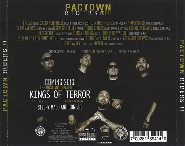 Pactown Riders Vol. II Chicano Rap